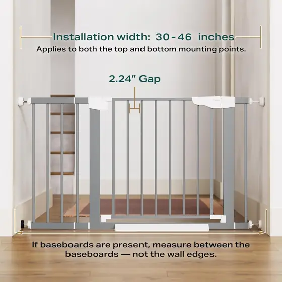 Cumbor 30-46" Baby Gate for… — Photo 2
