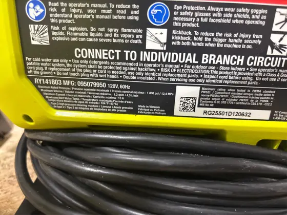 RYOBI 1800 PSI 1.2 GPM… — Photo 5