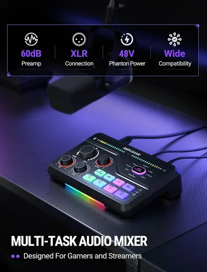 FIFINE SC8 Gaming Audio Mixer… — Photo 2