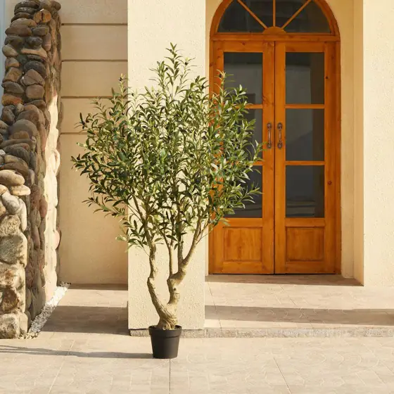 6 ft Artificial Olive Tree… — Photo 2