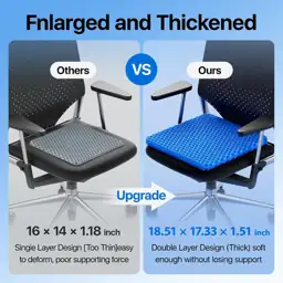 Gel Seat Cushion, Cooling Honeycomb… — Photo 2