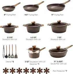CAROTE 26pcs Pots and Pans… — Photo 2