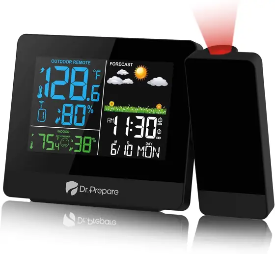 DR.PREPARE Projection Alarm Clock with… — Photo 1