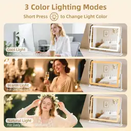 Vanity Mirror with Lights 22x17,… — Photo 2