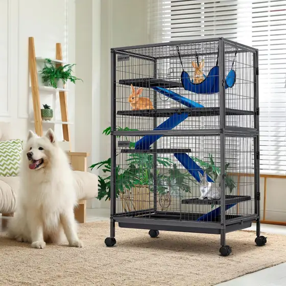 HABUTWAY 50'H Metal Animal Cage,… — Photo 2