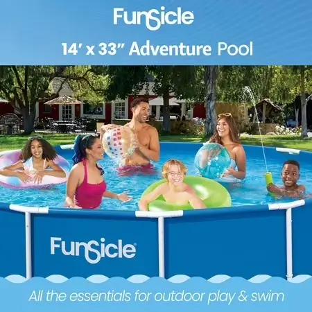 Funsicle 14ft Adventure Above-Ground Metal… — Photo 2
