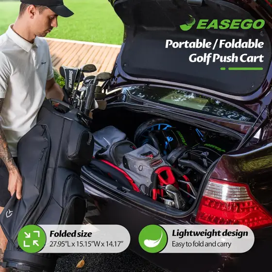 EASEGO Golf Push Cart 3… — Photo 2