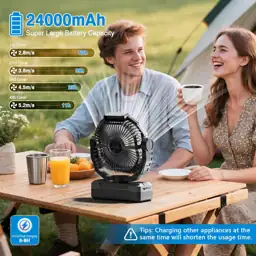 FRIZCOL 3-in-1 Camping Fan, Portable… — Photo 2