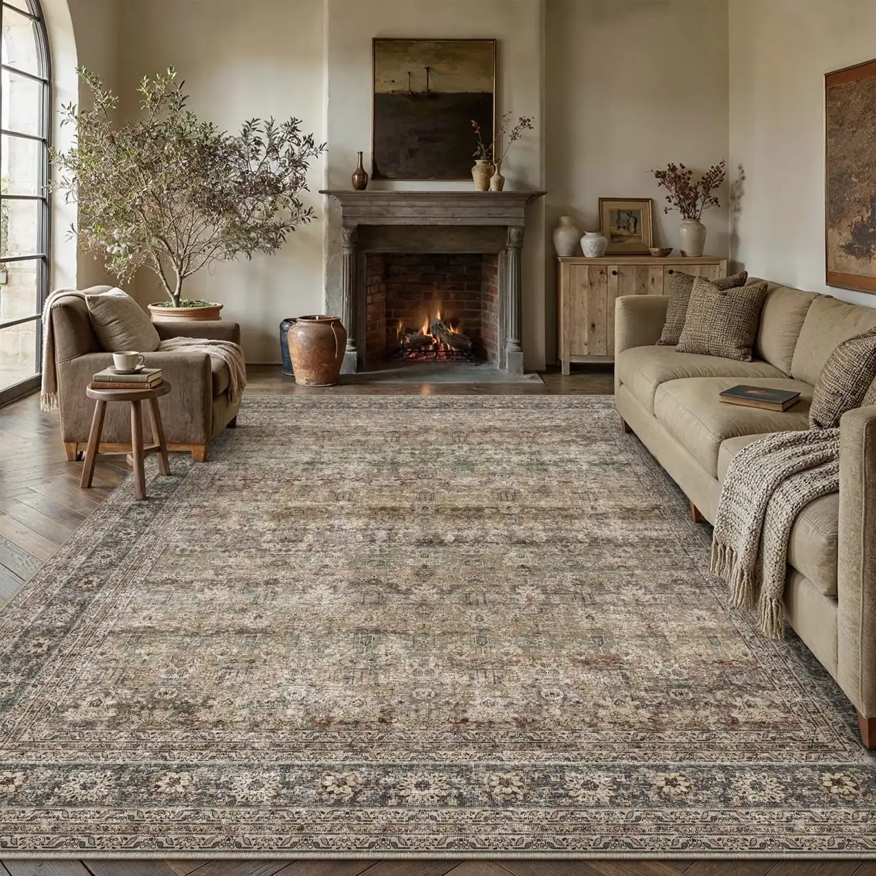 BERTHMEER Vintage Large Area Rug… — Photo 1