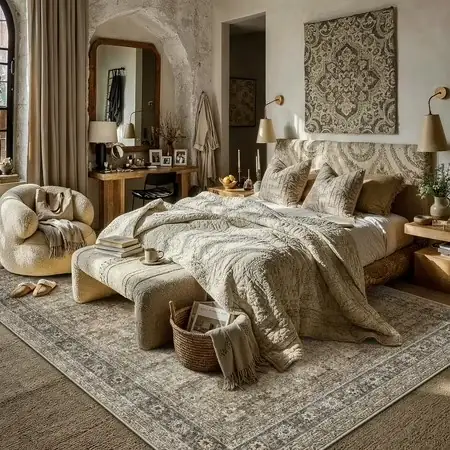 BERTHMEER Vintage Large Area Rug… — Photo 2