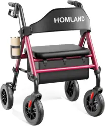HOMLAND Foldable Rollator Walkers for… — Photo 1