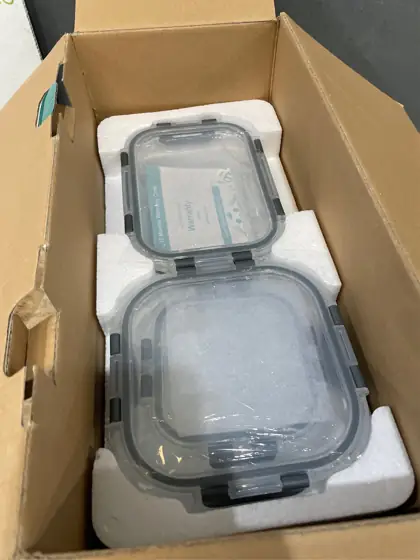 HOMBERKING 24pc Borosilicate Glass Food… — Photo 3