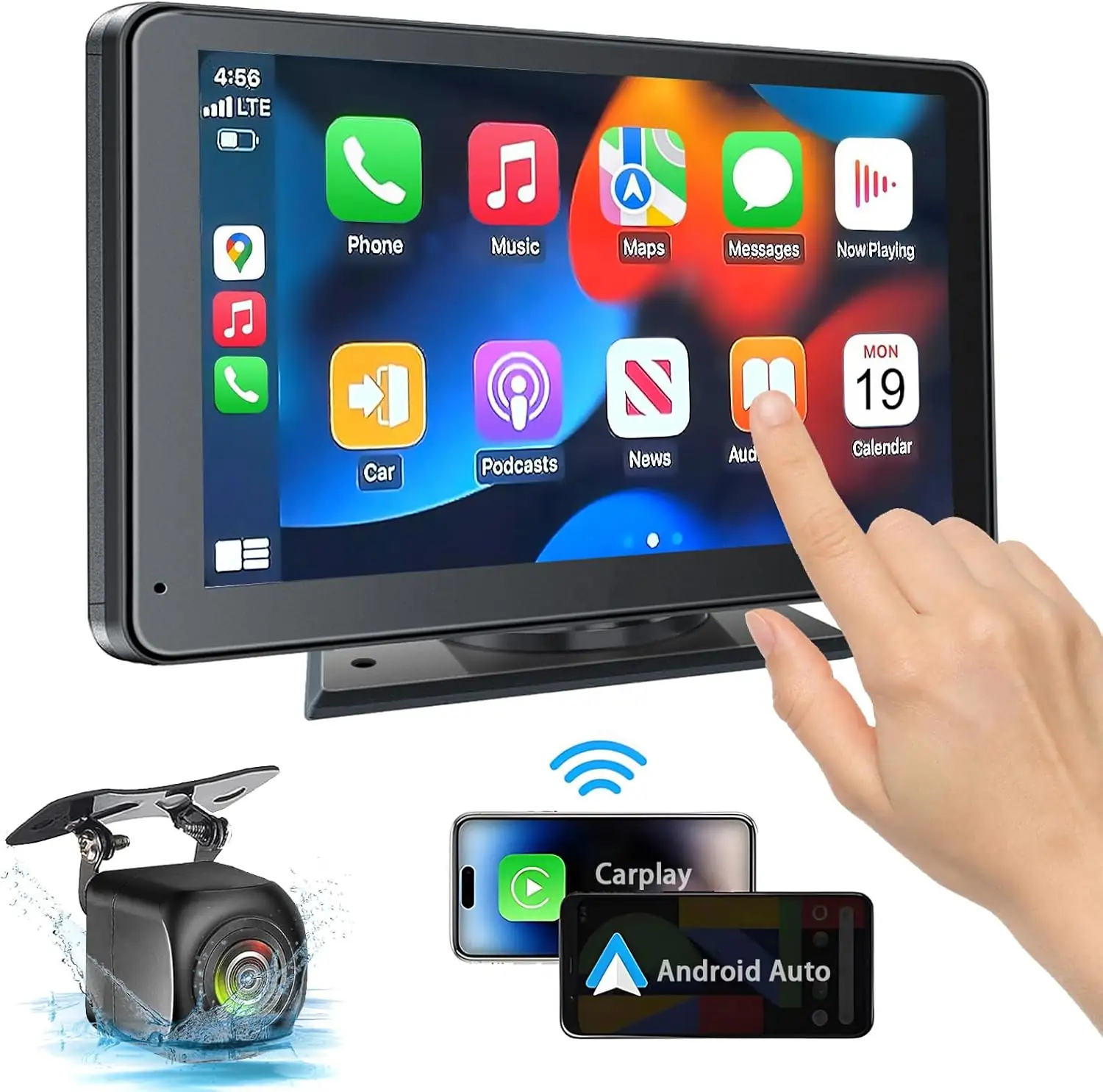 Portable Wireless Car Stereo with… — Photo 1