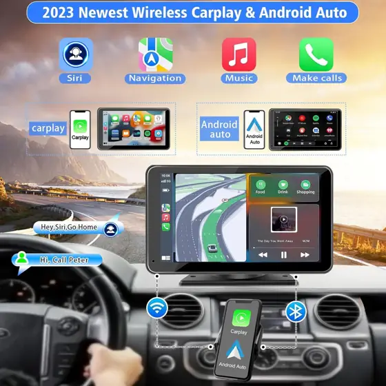 Portable Wireless Car Stereo with… — Photo 2