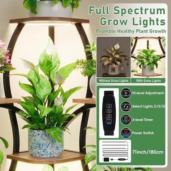 LATIBELL Curved Corner Plant Stand… — Photo 2
