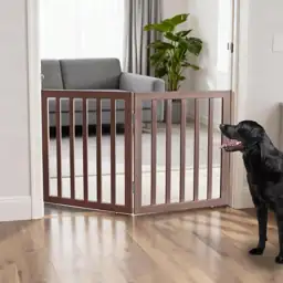 ZJSF Freestanding Indoor Dog Gate,… — Photo 1