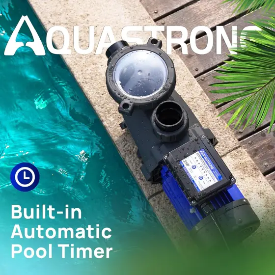 AQUASTRONG In/Above Ground Pool Pump,… — Photo 2