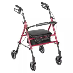 Adjustable Height Rollator Rolling Walker… — Photo 1