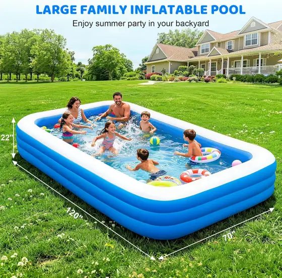 Large Inflatable Pool for Adults,… — Photo 2