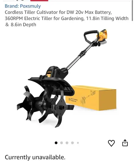 Cordless Tiller Cultivator — Photo 1