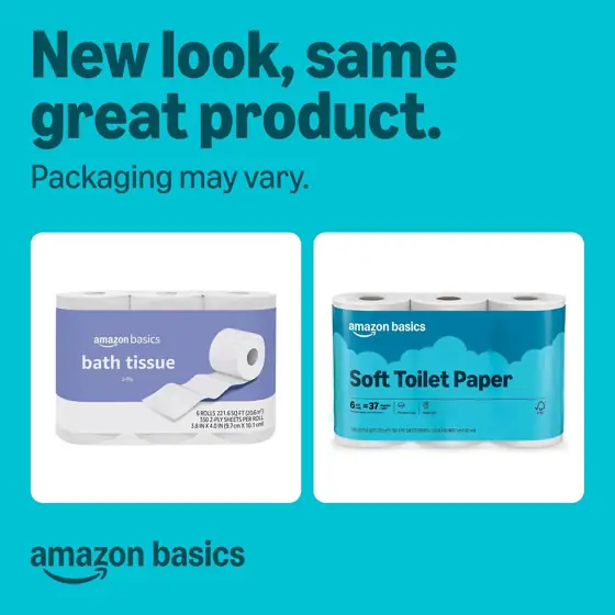 Amazon Basics 2-Ply Toilet Paper,… — Photo 2