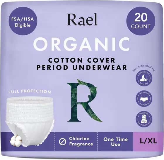 Rael Disposable Period Underwear, Organic… — Photo 1