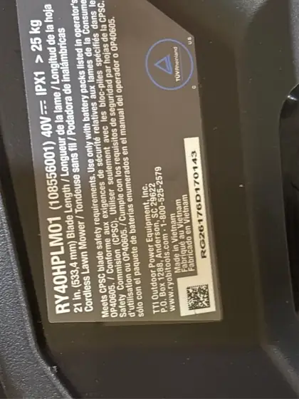 40V HP Brushless 21 in.… — Photo 9