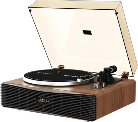 Syitren Paron Vinyl Record Player,Bluetooth… — Photo 1