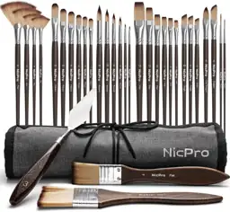 Nicpro 32pc Paint Brush Set… — Photo 1