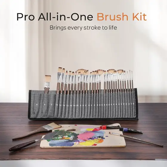 Nicpro 32pc Paint Brush Set… — Photo 2