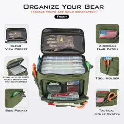 KastKing KarryAll Fishing Tackle Bag,… — Photo 2
