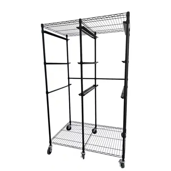 Steel Wire Shelving 2-Tier Tote… — Photo 2