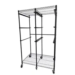 Steel Wire Shelving 2-Tier Tote… — Photo 2