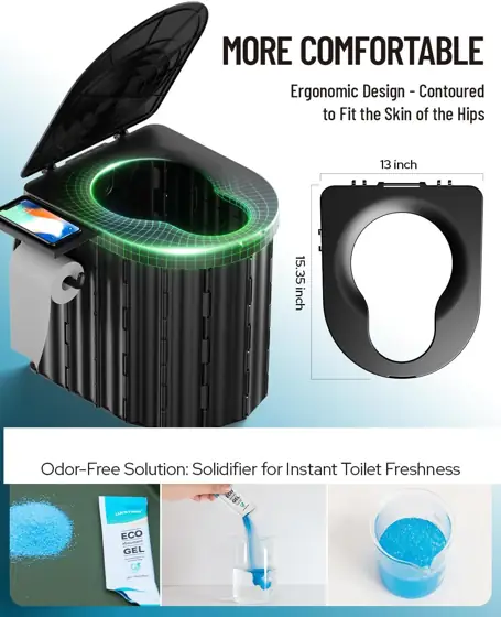 Portable Toilet with Urine Gel… — Photo 2