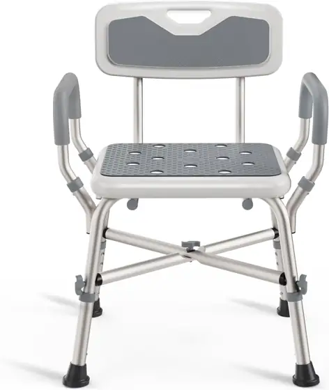 Shower Chair (450lb) with Padded… — Photo 1