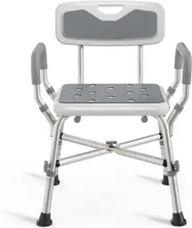 Shower Chair (450lb) with Padded… — Photo 1