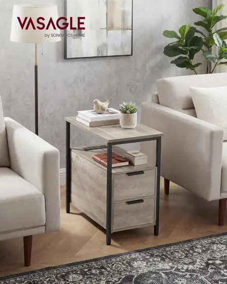 VASAGLE Side End Table with… — Photo 2