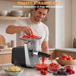Electric Meat Grinder with Strainer,… — Photo 2