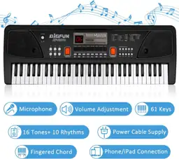 Electronic Keyboard 61 Keys, Piano… — Photo 2