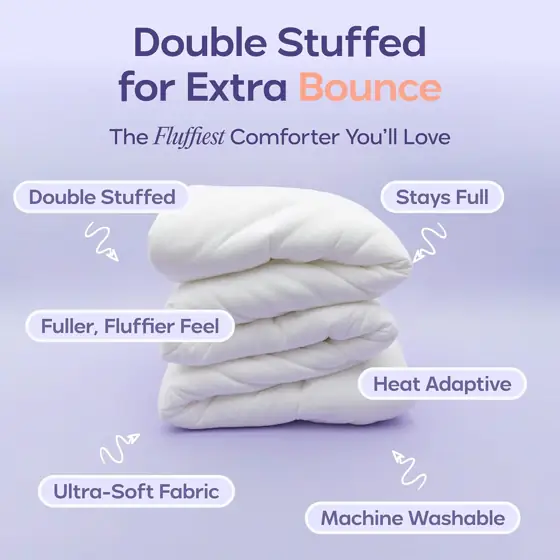 Mellow Marshmellow Comforter Full/Queen, All-Season… — Photo 2