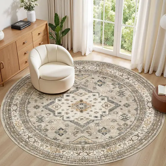 cotiled 8ft Round Living Room… — Photo 1