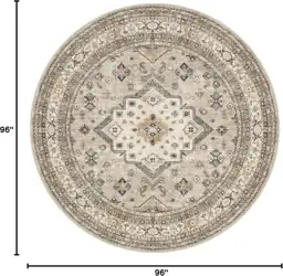 cotiled 8ft Round Living Room… — Photo 2