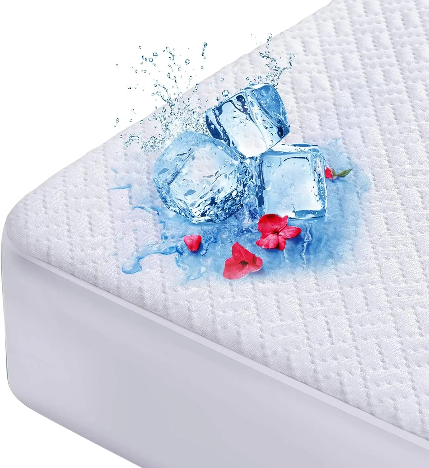 Cooling Waterproof Mattress Protector King… — Photo 1