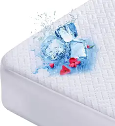 Cooling Waterproof Mattress Protector King… — Photo 1