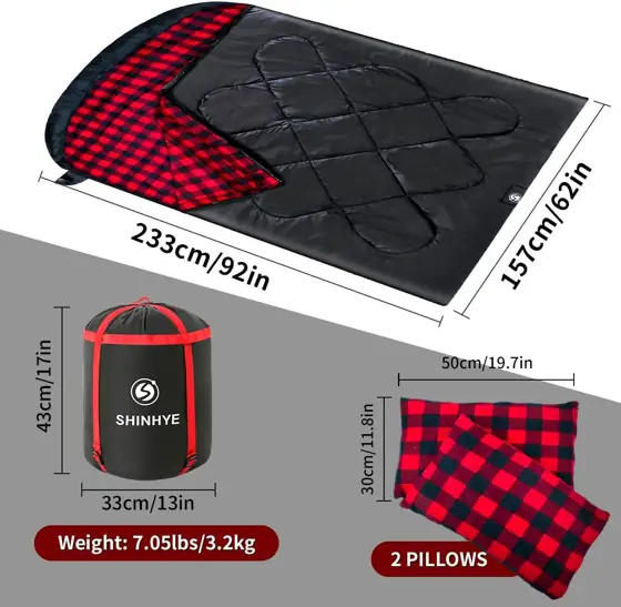 ShinHye Double Sleeping Bag for… — Photo 2