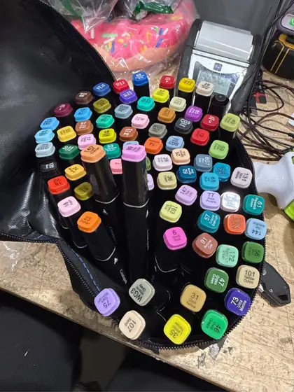 CREATSPARK Alcohol Markers 80 Colors… — Photo 4