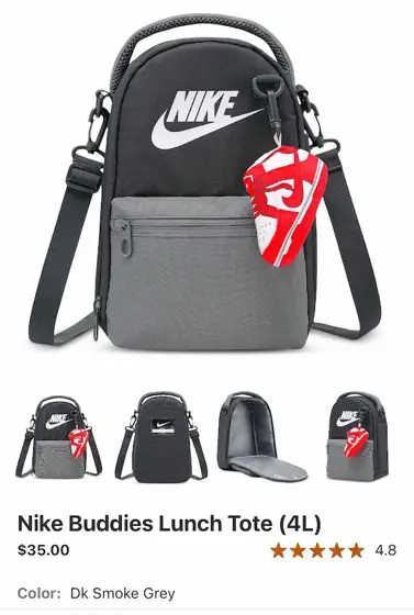 Nike Buddies Lunch Tote (4L) — Photo 1