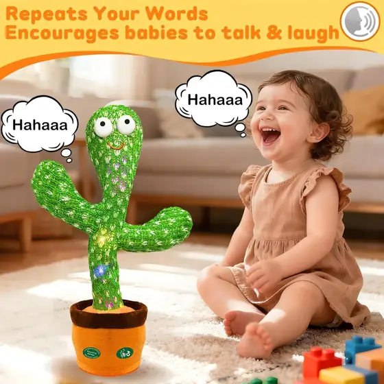 Hunfur Interactive Dancing Talking Cactus… — Photo 2