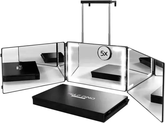 3-Way Self Hair-Cutting Mirror with… — Photo 1
