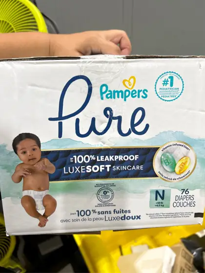 Pampers Pure Baby Diapers, Size… — Photo 3